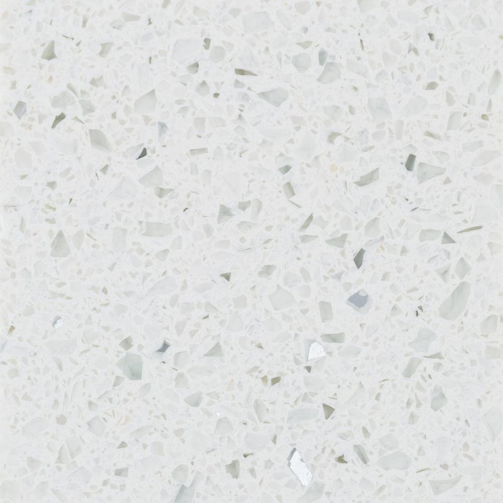Crystal White Quartz Countertop