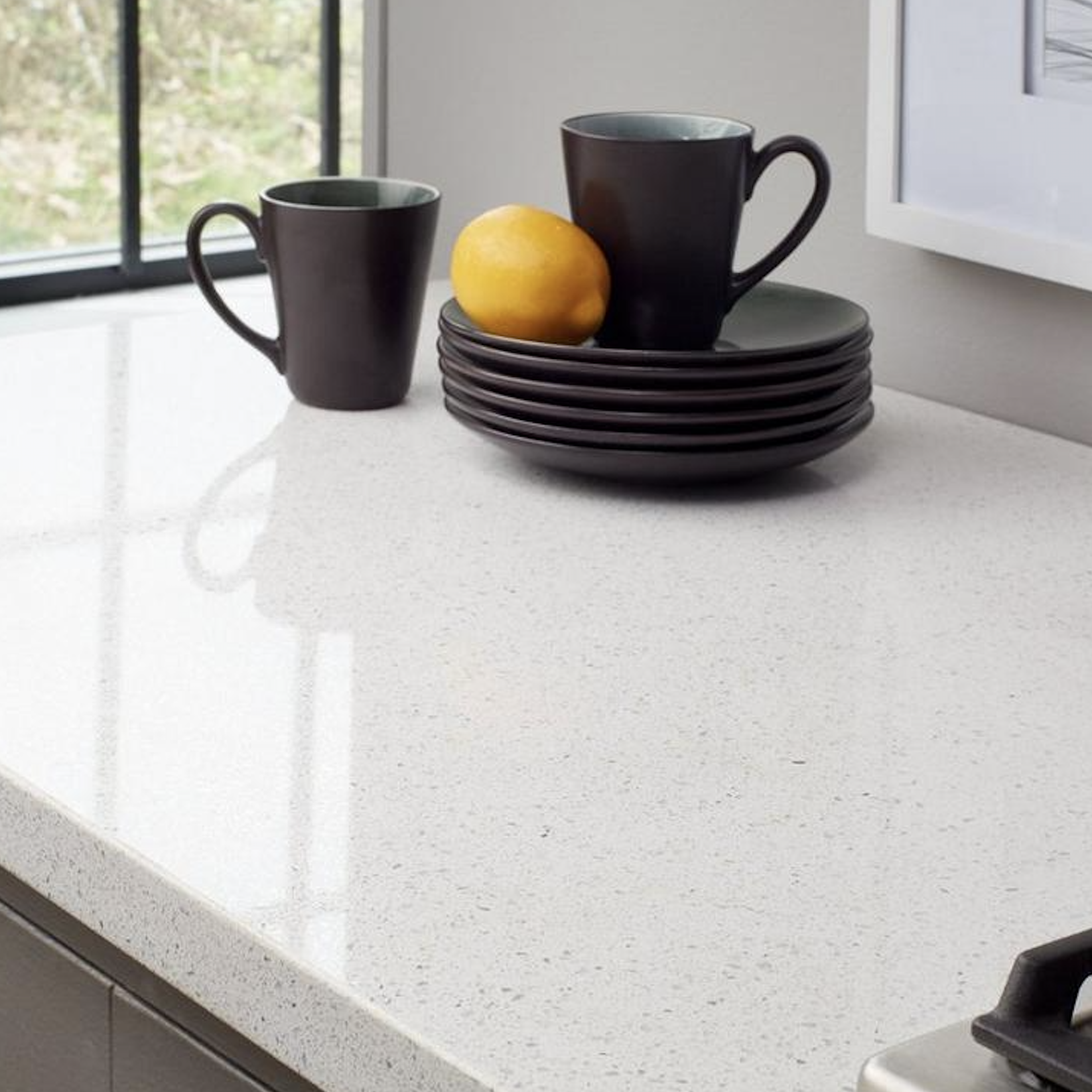 Crystal White Quartz Countertop